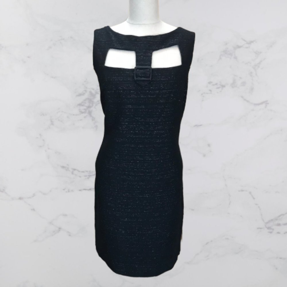 Trina Turk black and silver size 10 dress